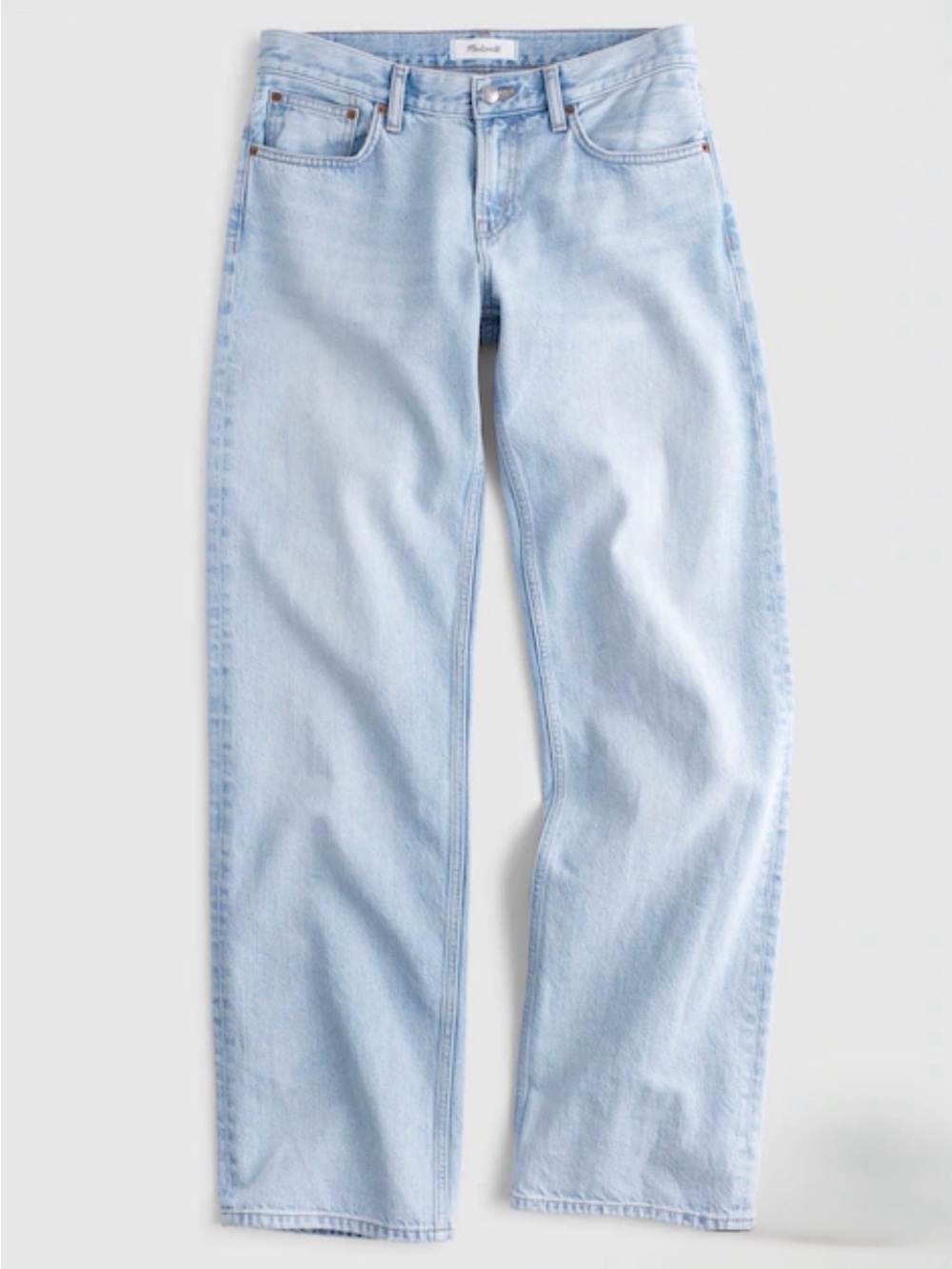 Madewell Womens The Low-Rise Loose Jean.light wash.25.NWT.